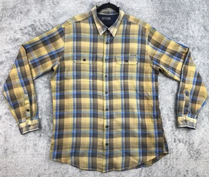 Eddie Bauer Shirt Mens Tall XL Plaid Button Down Outdoor Extra Large Long Sleeve - Picture 1 of 19