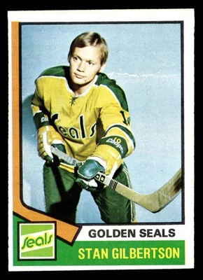 1974-75 Topps #223 Stan Gilbertson Near Mint Seals ID:475360 - Image 1 of 2