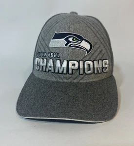  New Era 9Forty Seattle Seahawks Super Bowl Champions XLVIII NFL Cap Hat felt - Picture 1 of 11