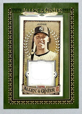 Aaron Judge 2024 Allen & Ginter Mini Framed Relics Jersey #MFR-AJ New York - Image 1 of 2
