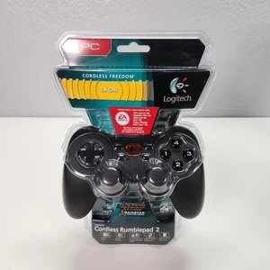 BRAND NEW Logitech Cordless Rumblepad 2 Vibration Gamepad Controller PC - Picture 1 of 6