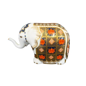 Royal Crown Derby Imari S/S Elephant Paperweight 2nd Quality Ex-Display - Picture 1 of 6