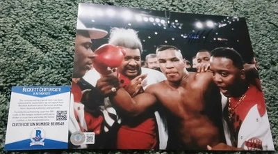 MIKE TYSON SIGNED 8 X 10 AUTOGRAPHED PHOTO ~ BECKETT BAS AUTO COA - Image 1 of 4