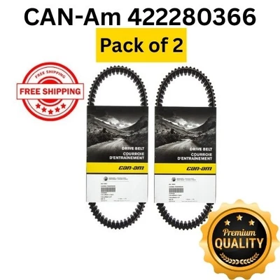 Genuine Can-Am BRP Maverick X3 Turbo RR 200HP Belt 422280366 Pack of 2 - Image 1 of 4