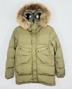 CP Company Mille Miglia Down Explorer Jacket Goggle S 20.5”ptp Nylon Metal Coat - Picture 1 of 10
