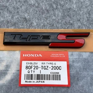 Genuine Type S Sport SH-AWD Badge For Acura TLX MDX ZDX 2023-2026 Trunk Emblem - Picture 1 of 5