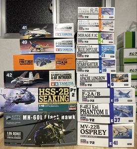 Hasegawa Tamiya Modellino Aereo Scala 1 72 Kit Collezione 15 Pezzi - Foto 1 di 1