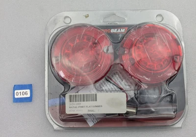 PB-R-1156-T Custom Dynamics ProBEAM Flat Turn Signal Inserts 1156 For Harley - Image 1 of 4