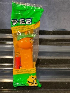 Vintage Pez Singles - Garfield mit Visier auf dünnem Fuß 3.9 Austria Vorbau, MIB - Bild 1 von 4
