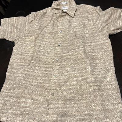 Preowned Men’s Alfani 100% Silk Shirt Size L - Image 1 of 4