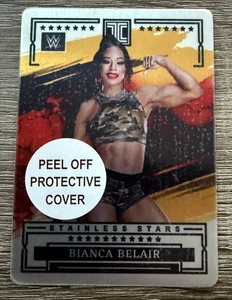 Bianca Belair 2023 WWE Panini Impeccabile Stainless Stars Gold /10 - Foto 1 di 2