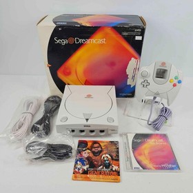 New Sega Dreamcast Video Game Console White HKT-3020