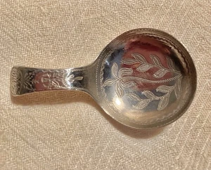 Georgian Silver Caddy Spoon—Joseph Willmore, 1810-11, Birmington - Picture 1 of 8