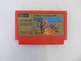 NINTENDO Famicom Soft Excite Bike Used