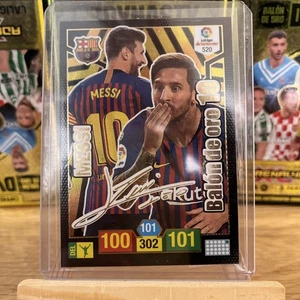Panini Adrenalyn XL Messi Golden Ball 10 Printed Signature Exclusive Card - Picture 1 of 1