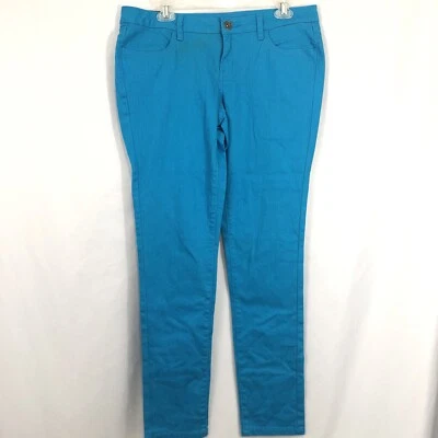 Pantalones de mezclilla elásticos City Streets talla 11 azules tiro bajo talla ajustados de pierna talla 11 nuevos con etiquetas Foto 1 de 2