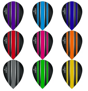 5 New Sets Mission Mesh Pear Dart Flights – Ships w/ Tracking - Select Color - Picture 1 of 10