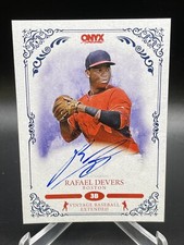 2022 Onyx Vintage Extended - RAFAEL DEVERS - BLUE INK AUTO #/400 - RED SOX