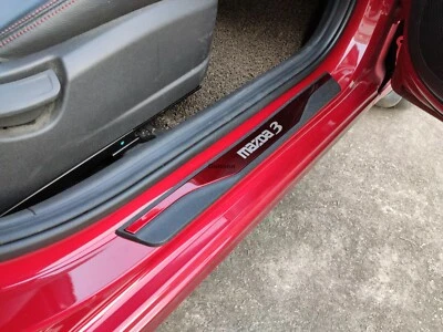 For Mazda 3 Accessories Car Door Sill Cover Scuff Plate Protector Guard 13-2022 - image 1 of 4