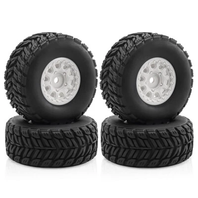 4PCS Wheel Hub Tires For ARRMA 1/14 MOJAVE GROM RC Crawler Car Upgrade Parts - Image 1 of 4