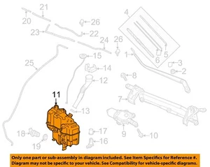 MAZDA OEM 14-19 3,6 Windshield Wiper Washer Components-Reservoir GJR967481A - Bild 1 von 2