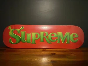 Supreme x Shrek Skateboard Deck Red - Picture 1 of 3
