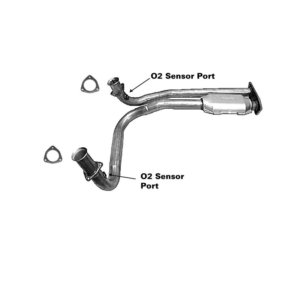 Convertidor catalítico para Chevrolet C2500 2000 7,4 L V8 gas ohv Foto 1 de 2