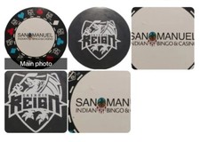 ONTARIO REIGN ECHL SAN MANUEL SPONSORED HOCKEY PUCK