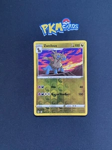 Juego de cartas coleccionables Pokémon Zweilous Evolving Skies 114/203 holograma inverso LP. - Imagen 1 de 3