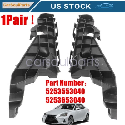 Soportes de retención de barra frontal de parachoques izquierda+derecha Fit Lexus IS300 IS350 IS200t NUEVO Foto 1 de 4