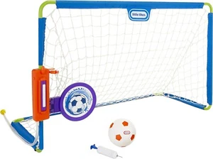LITTLE TIKES 2-in-1 Backyard Water Soccer Football Game with Net, Ball And Pump - Picture 1 of 6
