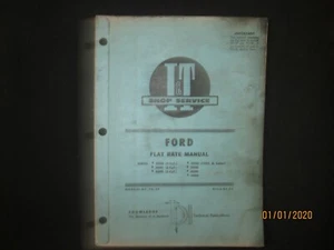 Ford Tractor Series 2000, 3000, 8000, 9000 Tarifa Plana Manual I&T Manual 1973 - Imagen 1 de 2