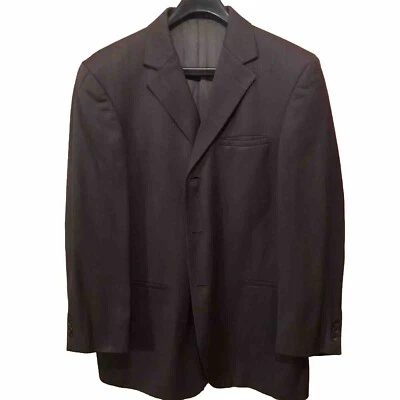 GEOFFREY BEENE HOMBRE BLAZER TRAJE ABRIGO CHAQUETA DEPORTIVA 40R Azul Carbón Foto 1 de 4