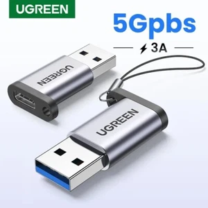 UGREEN USB C Adapter USB 3.0 Typ C 3A Stecker auf Buchse Adapter für Laptop Samsung - Bild 1 von 9