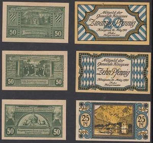 Lote de billetes de emergencia F-EX8713 ALEMANIA ALEMANIA. - Imagen 1 de 6