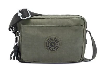 kipling Basic Abanu Crossbody S Umhängetasche Tasche Green Moss Grün Neu - Bild 1 von 4