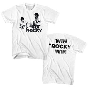 Rocky Balboa Versus Apollo Creed Win Sketch Men's T Shirt Boxing Champ Stallone
