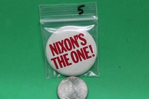 Vintage Political Pin - Nixon's the One - Picture 1 of 2