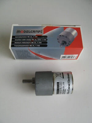 Conrad: Modelcraft RB350100-00101R Getriebemotor 12 V - 1:100 #227560 - Bild 1 von 4