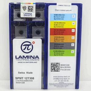 SPMT12T308 LT30 PVD coating milling insert CNC carbide inserts 10pcs/box - Picture 1 of 4