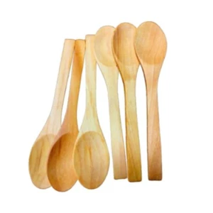 6 Piece Bamboo Kitchen Utensils Wooden Spoon Kitchen, Tool Dessert - Picture 1 of 3