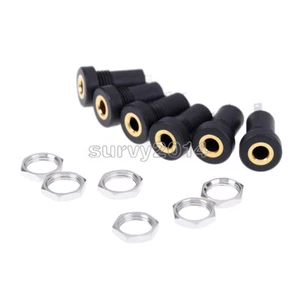5PCS PJ-392A 3.5mm 3 Pole Audio Jack Socket Stereo Solder Panel Connector - Picture 1 of 5