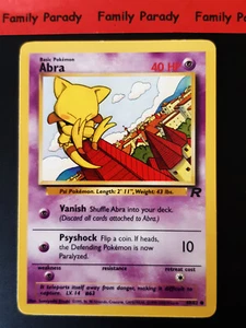 Abra 40Hp 49/82 Carta Pokemon Wizards Team Rocket Inglés 168 - Imagen 1 de 2