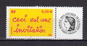 France 2004 timbre de message ceci est une invitation MNH Cérès / TE4669 - Bild 1 von 1