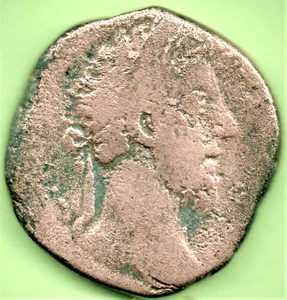 (R2) COMMODUS (179-172 AC) -.- Sestertius - British Victory # - Picture 1 of 2