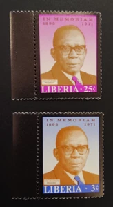 Liberia # 569-70 Juego completo de 1971 Tubman's Death MNH - Imagen 1 de 2