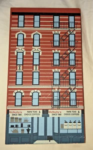 De colección Greenwich Village New York McNulty’s Tea Coffee Shop Modelo Madera Arte Popular - Imagen 1 de 8