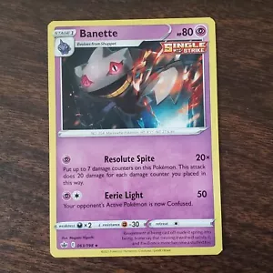 Banetta - 063/198 - Rara - Pokemon Regno Ghiacciante M/NM - NUOVA - MAI GIOCATA - Foto 1 di 6