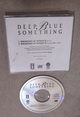 Deep Blue Something  Breakfast at Tiffany's Promo CD  with Crunch Mix  Free Ship - Image 1 of 2