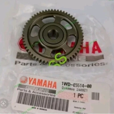 Genuine Parts Yamaha YZF R3/MT 03 2015-2025 Starter Clutch Gear 1WD-E5514-00 - Imagem 1 de 2